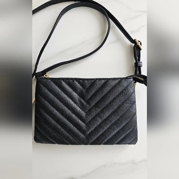 ISABELLE VEGAN CROSSBODY BAG WRISTLET CLUTCH - Picture 2 of 10